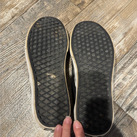 🖤 Vans Black and Gray Checkered / Slip-On Canvas Shoes Size 8 / Unisex 🖤 - Picture 3 of 3